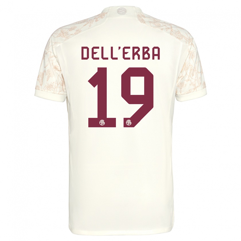 Kandiny Kinder Davide Dell'erba #19 Cremefarben Ausweichtrikot Trikot 2023/24 T-Shirt Österreich