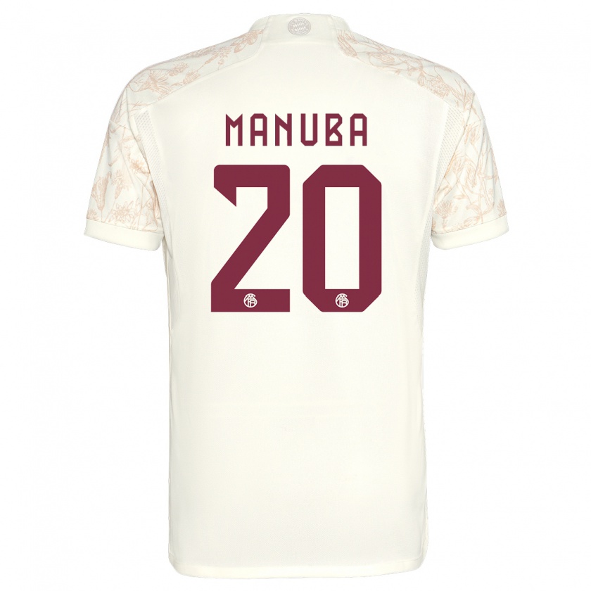 Kandiny Bambino Maglia Vincent Manuba #20 Bianco Kit Gara Third 2023/24 Maglietta