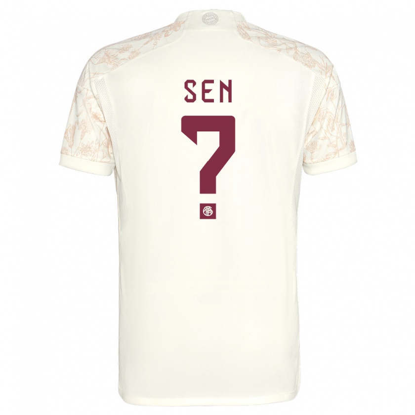 Kandiny Kinder Salih Sen #0 Cremefarben Ausweichtrikot Trikot 2023/24 T-Shirt Österreich