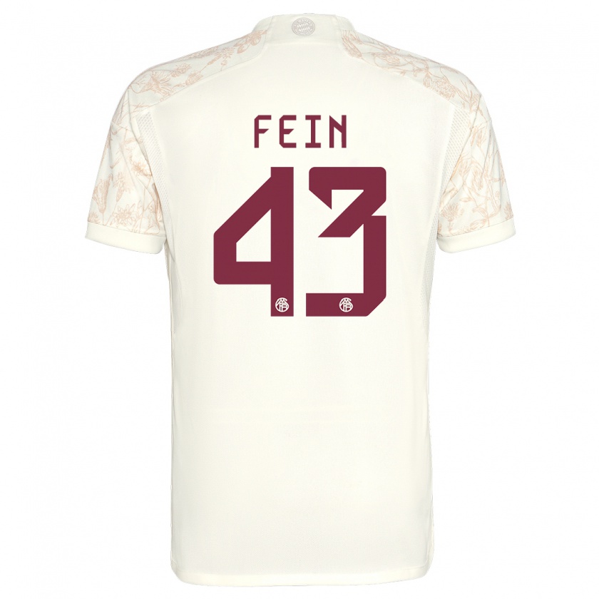 Kandiny Kinderen Adrian Fein #43 Gebroken Wit Thuisshirt Derde Tenue 2023/24 T-Shirt België