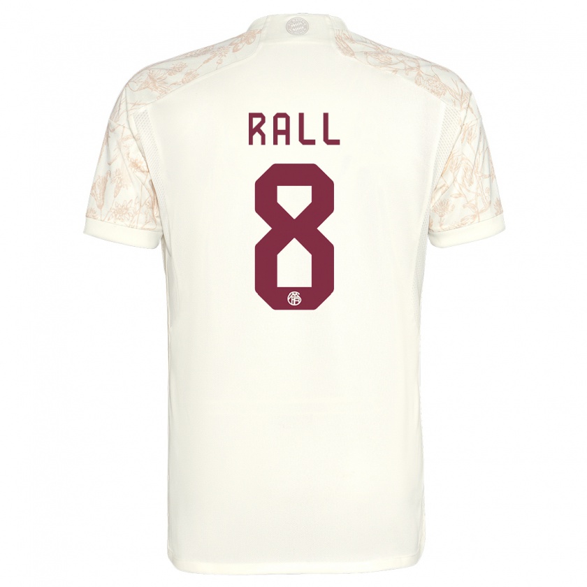 Kandiny Bambino Maglia Maximiliane Rall #8 Bianco Kit Gara Third 2023/24 Maglietta