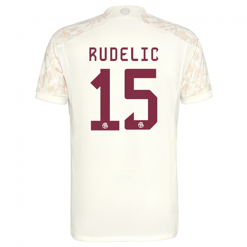 Kandiny Kinder Ivana Rudelic #15 Cremefarben Ausweichtrikot Trikot 2023/24 T-Shirt Österreich