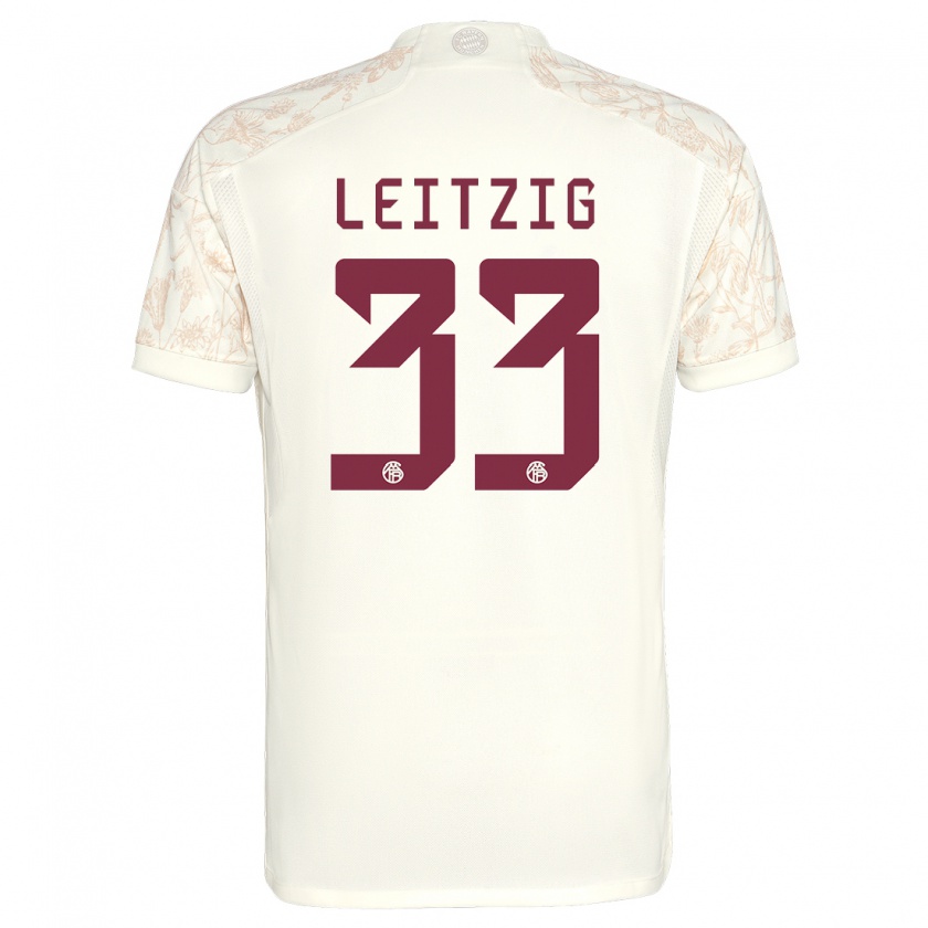 Kandiny Kinder Janina Leitzig #33 Cremefarben Ausweichtrikot Trikot 2023/24 T-Shirt Österreich