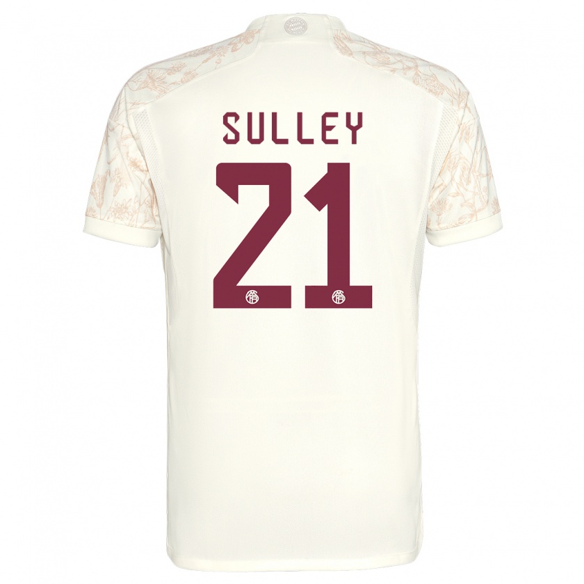 Kandiny Kinder Williams Baffour Sulley #21 Cremefarben Ausweichtrikot Trikot 2023/24 T-Shirt Österreich