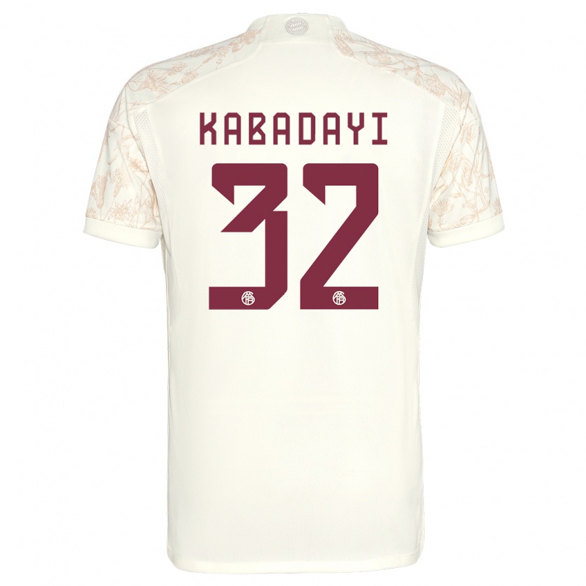 Kandiny Bambino Maglia Yusuf Kabadayi #32 Bianco Kit Gara Third 2023/24 Maglietta