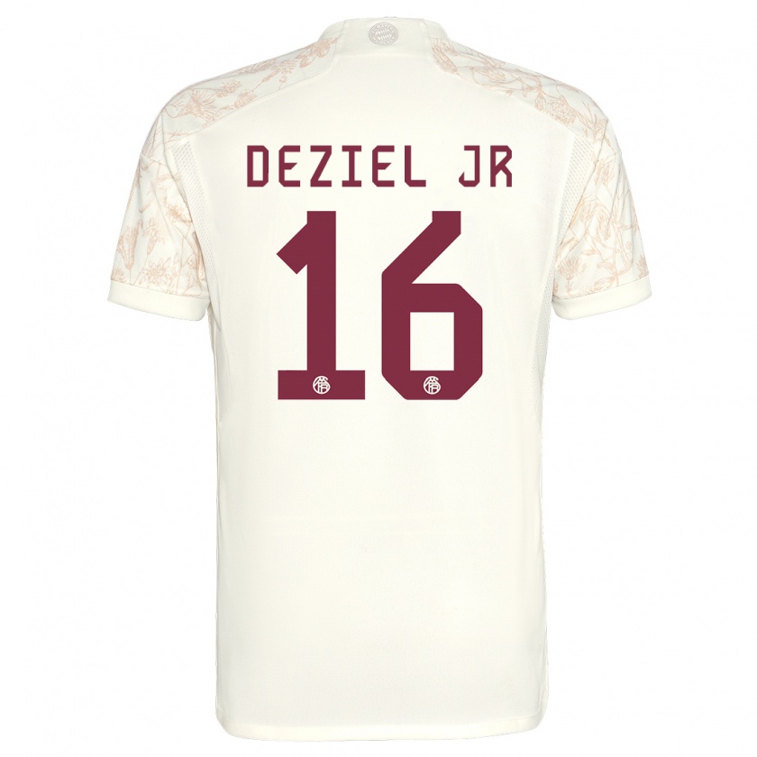 Kandiny Bambino Maglia Robert Deziel Jr #16 Bianco Kit Gara Third 2023/24 Maglietta