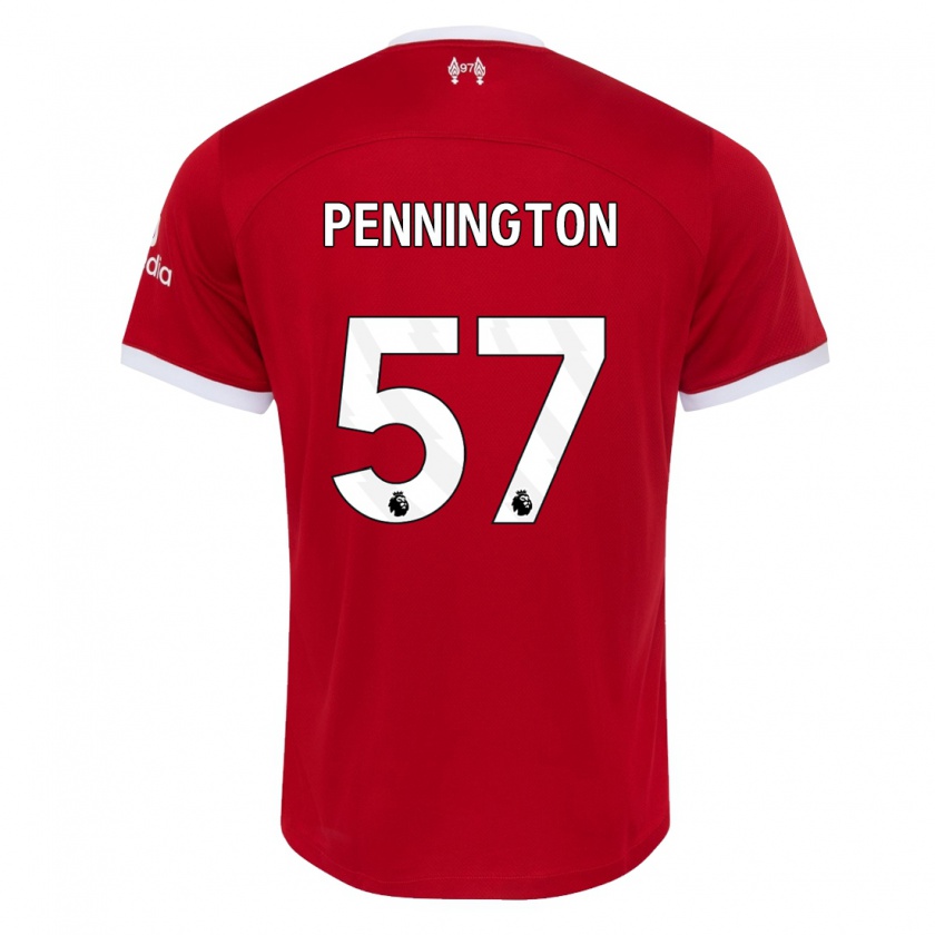 Kandiny Heren Cody Pennington #57 Rood Thuisshirt Thuistenue 2023/24 T-Shirt België