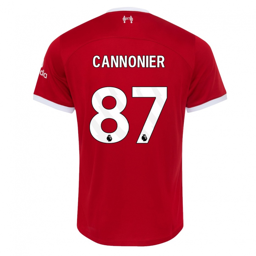 Kandiny Hombre Camiseta Oakley Cannonier #87 Rojo 1ª Equipación 2023/24 La Camisa