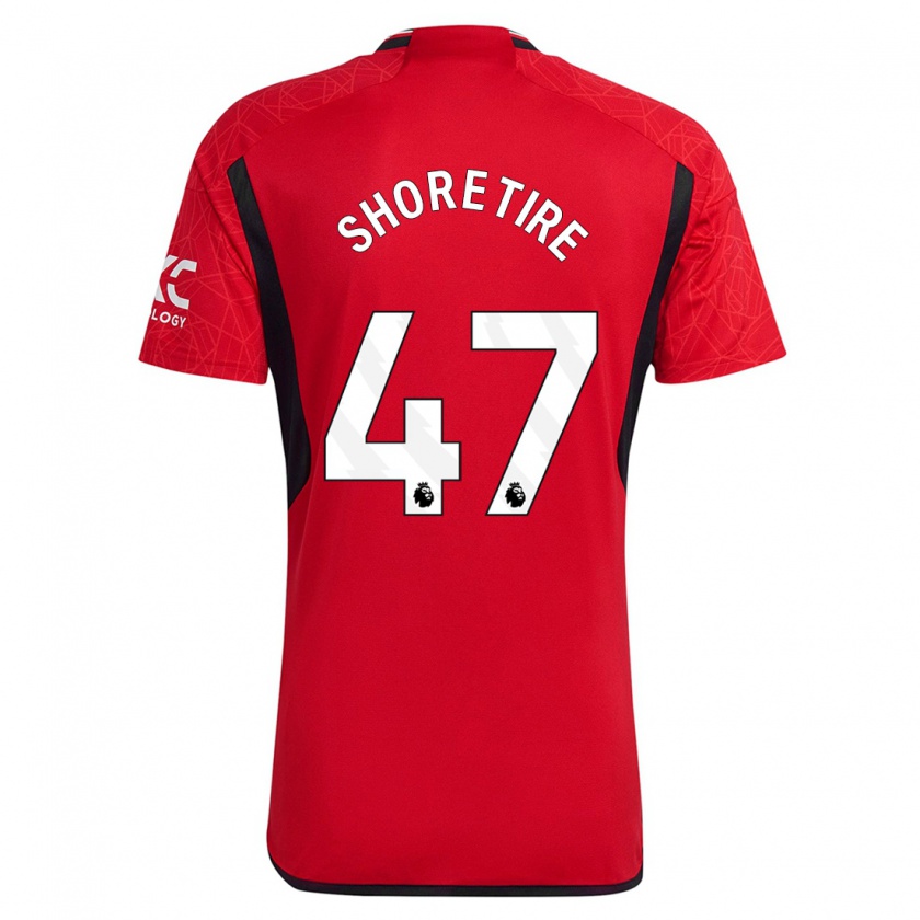 Kandiny Heren Shola Shoretire #47 Rood Thuisshirt Thuistenue 2023/24 T-Shirt België