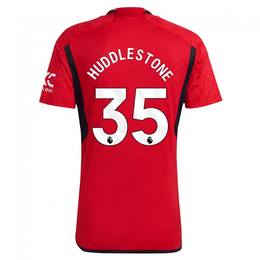 Kandiny Hombre Camiseta Tom Huddlestone #35 Rojo 1ª Equipación 2023/24 La Camisa México