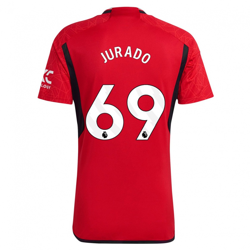 Kandiny Heren Marc Jurado #69 Rood Thuisshirt Thuistenue 2023/24 T-Shirt België