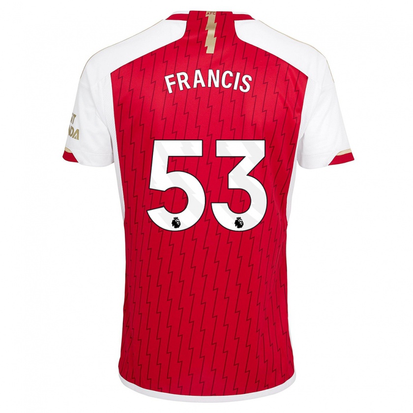 Kandiny Heren Jack Henry-Francis #53 Rood Thuisshirt Thuistenue 2023/24 T-Shirt België