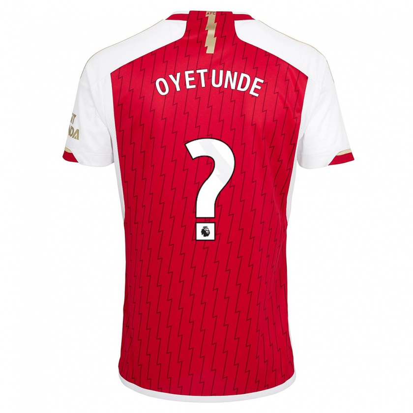 Kandiny Uomo Maglia Daniel Oyetunde #0 Rosso Kit Gara Home 2023/24 Maglietta