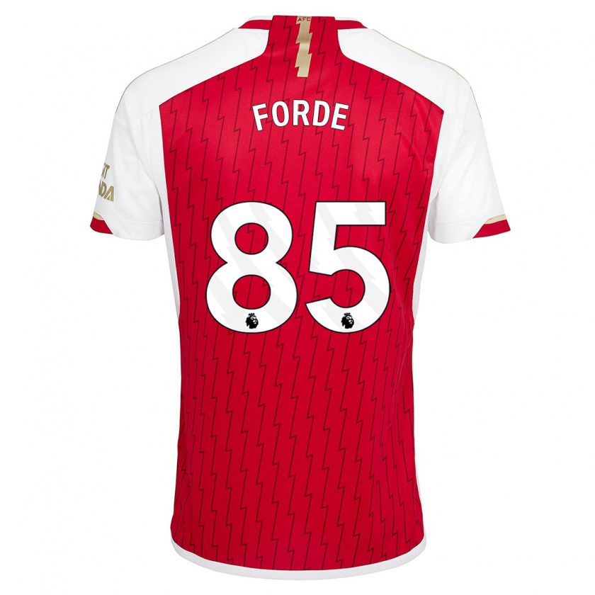 Kandiny Uomo Maglia Romari Forde #85 Rosso Kit Gara Home 2023/24 Maglietta