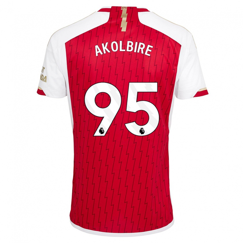 Kandiny Uomo Maglia Bless Akolbire #95 Rosso Kit Gara Home 2023/24 Maglietta