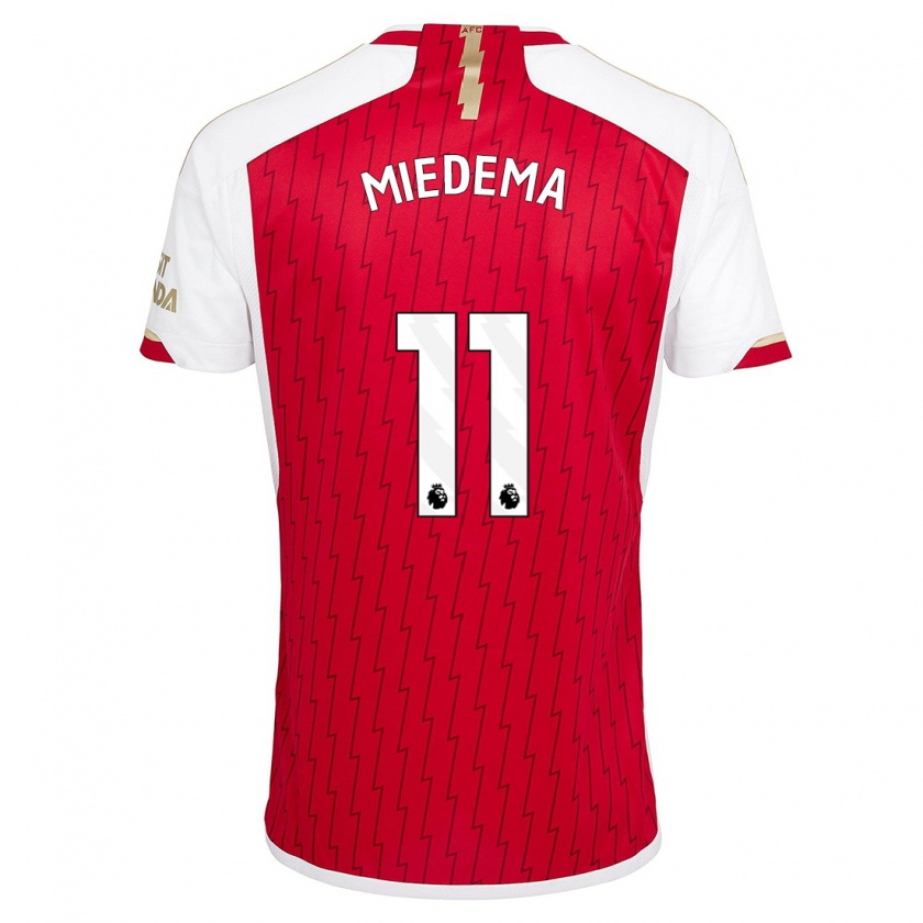 Kandiny Uomo Maglia Vivianne Miedema #11 Rosso Kit Gara Home 2023/24 Maglietta