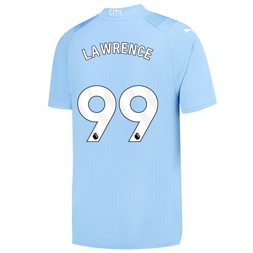 Kandiny Hombre Camiseta Emilio Lawrence #99 Azul Claro 1ª Equipación 2023/24 La Camisa