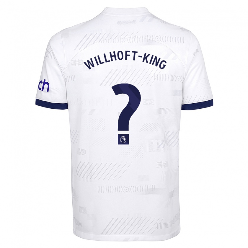 Kandiny Heren Han Willhoft-King #0 Wit Thuisshirt Thuistenue 2023/24 T-Shirt België