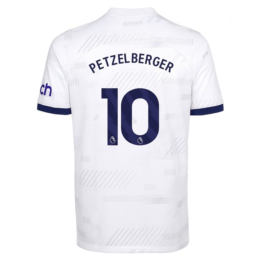 Kandiny Uomo Maglia Ramona Petzelberger #10 Bianco Kit Gara Home 2023/24 Maglietta