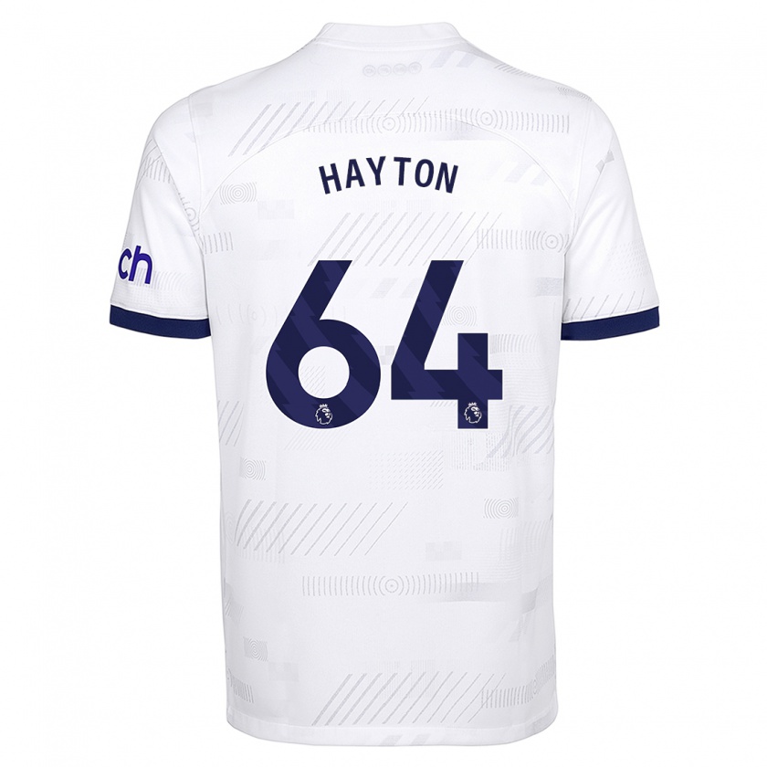 Kandiny Heren Adam Hayton #64 Wit Thuisshirt Thuistenue 2023/24 T-Shirt België