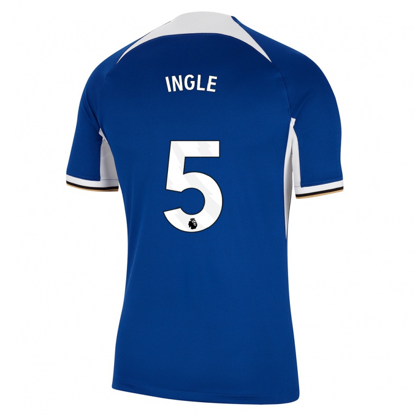 Kandiny Uomo Maglia Sophie Ingle #5 Blu Kit Gara Home 2023/24 Maglietta