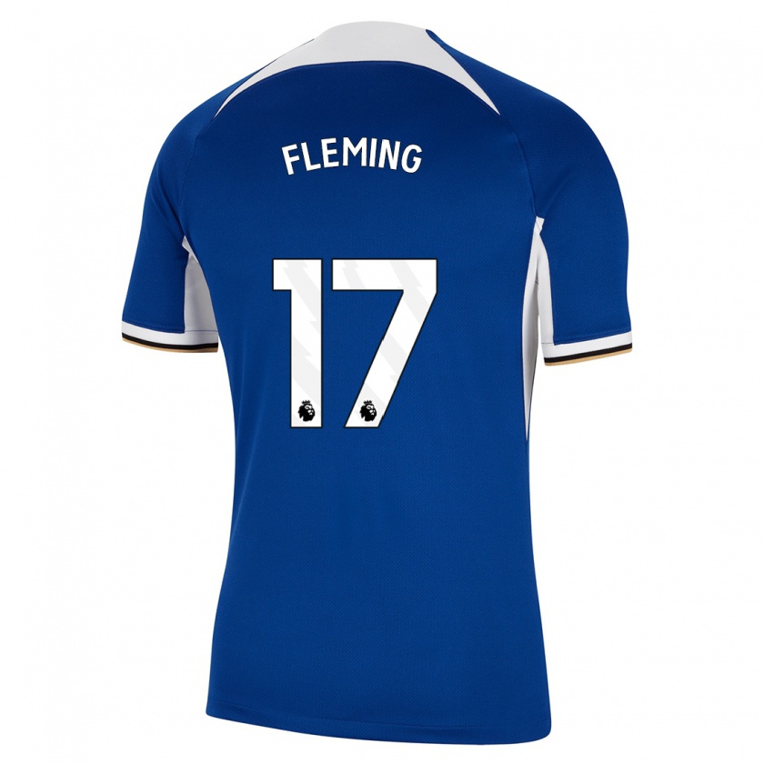 Kandiny Heren Jessie Fleming #17 Blauw Thuisshirt Thuistenue 2023/24 T-Shirt België