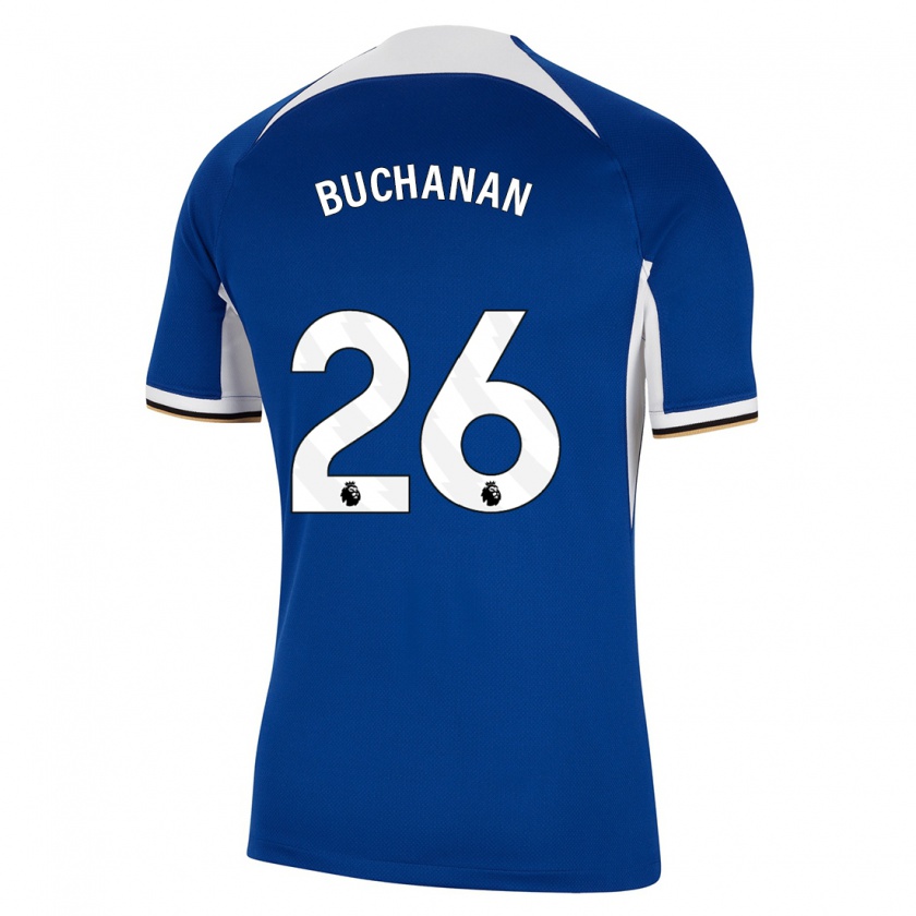 Kandiny Heren Kadeisha Buchanan #26 Blauw Thuisshirt Thuistenue 2023/24 T-Shirt België