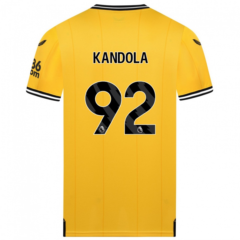 Kandiny Hombre Camiseta Kam Kandola #92 Amarillo 1ª Equipación 2023/24 La Camisa