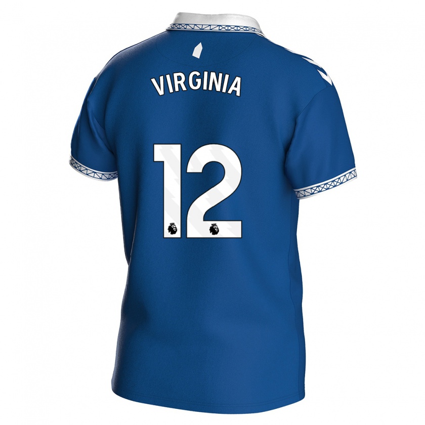 Kandiny Uomo Maglia João Virgínia #12 Blu Reale Kit Gara Home 2023/24 Maglietta