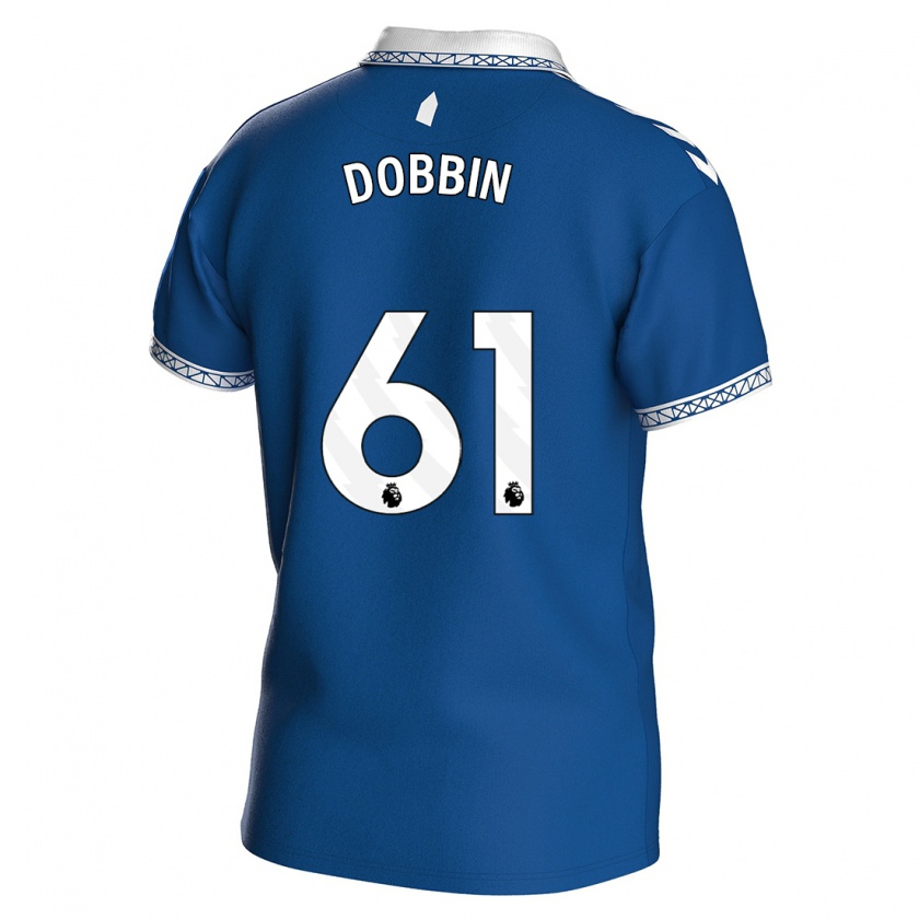 Kandiny Herren Lewis Dobbin #61 Königsblau Heimtrikot Trikot 2023/24 T-Shirt Österreich