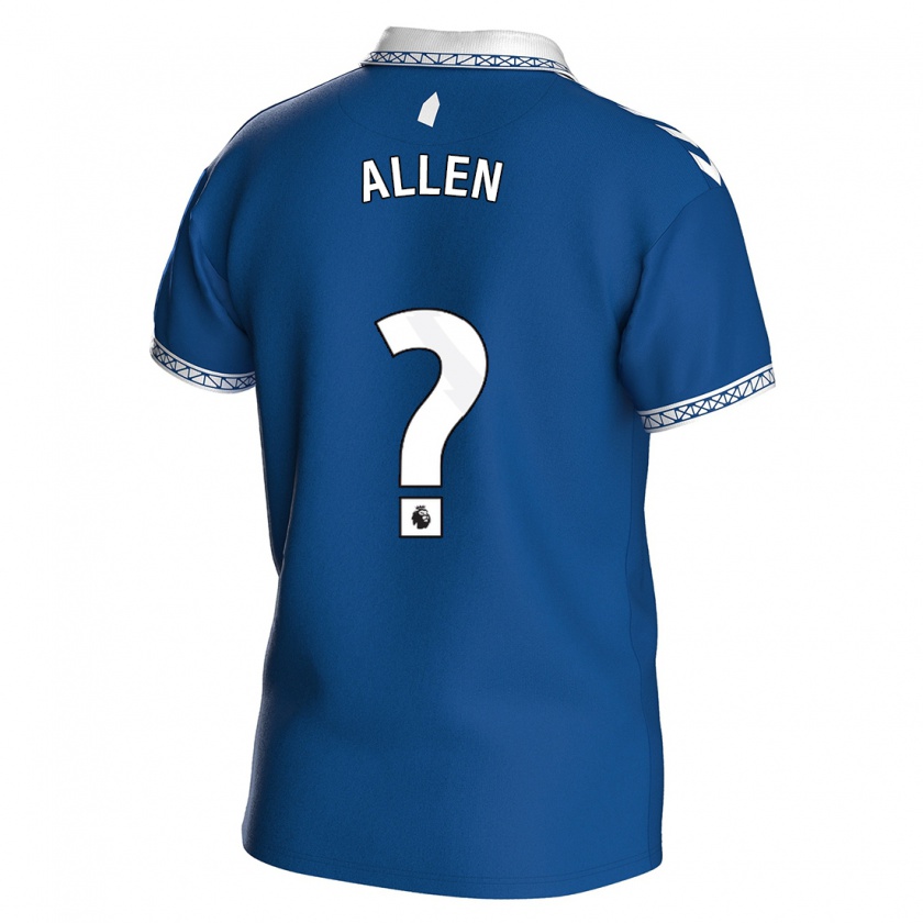 Kandiny Uomo Maglia Arian Allen #0 Blu Reale Kit Gara Home 2023/24 Maglietta