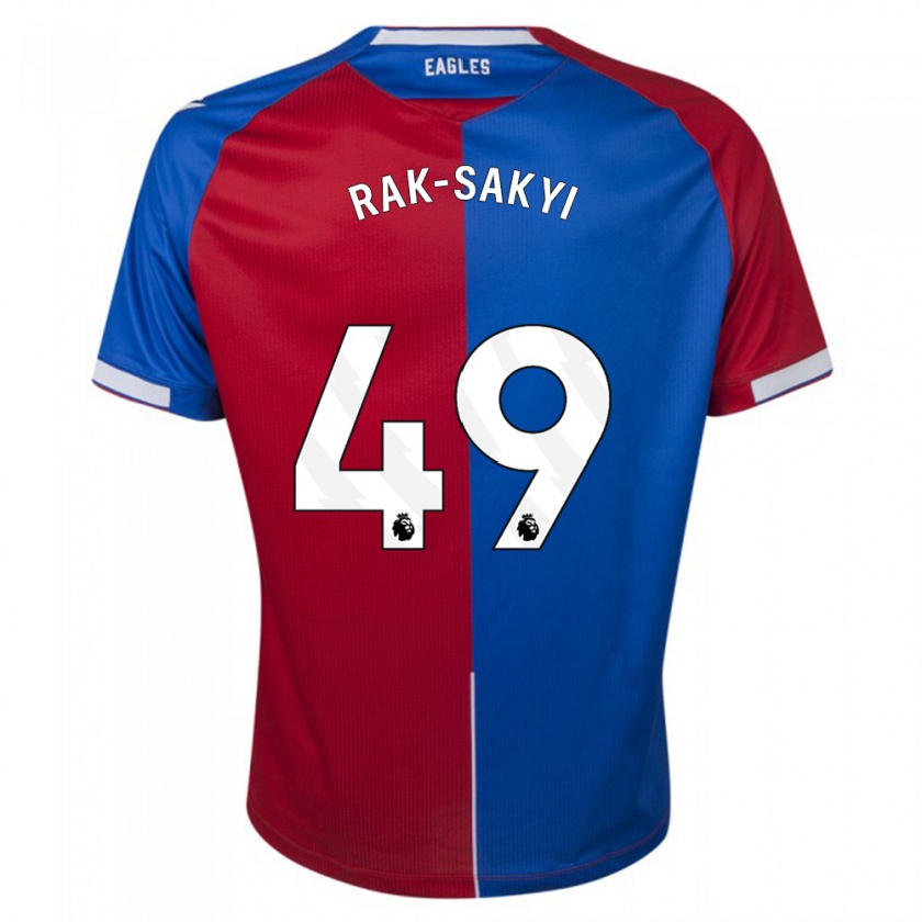 Kandiny Hombre Camiseta Jesurun Rak-Sakyi #49 Rojo Azul 1ª Equipación 2023/24 La Camisa