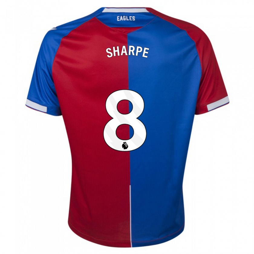 Kandiny Hombre Camiseta Molly-Mae Sharpe #8 Rojo Azul 1ª Equipación 2023/24 La Camisa