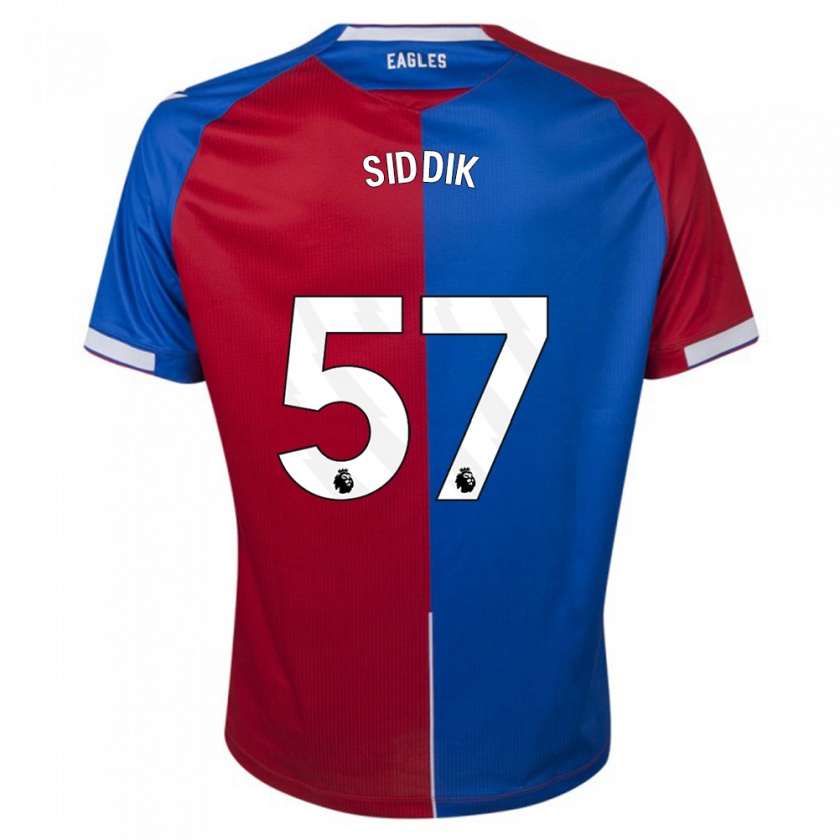 Kandiny Uomo Maglia Cardo Siddik #57 Rosso Blu Kit Gara Home 2023/24 Maglietta