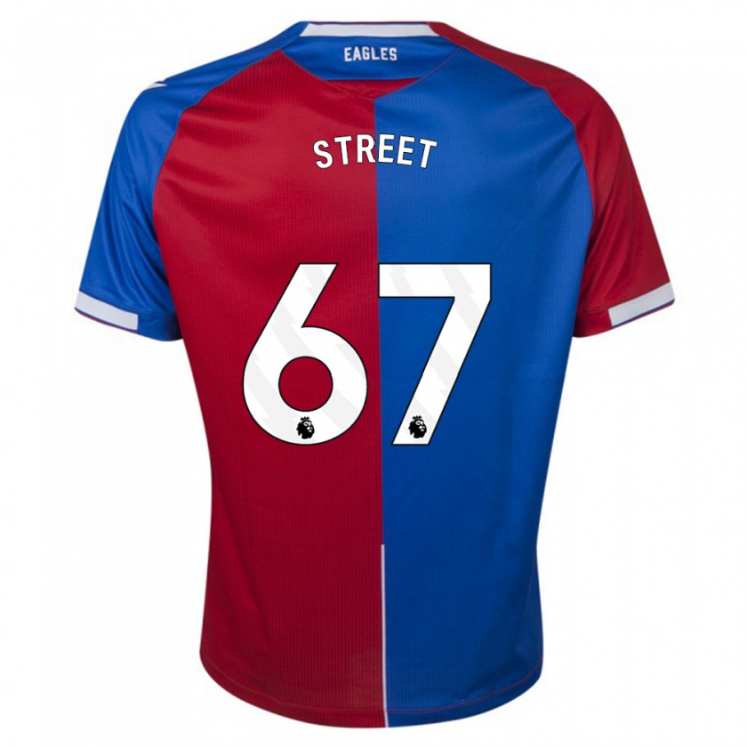 Kandiny Uomo Maglia Rob Street #67 Rosso Blu Kit Gara Home 2023/24 Maglietta