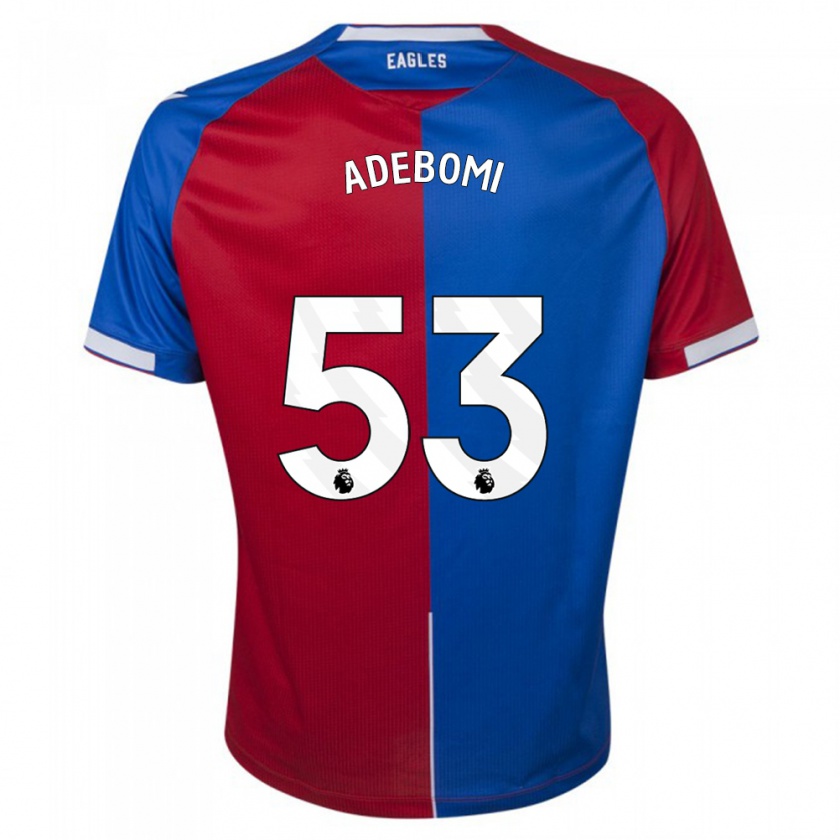 Kandiny Hombre Camiseta Ademola Ola Adebomi #53 Rojo Azul 1ª Equipación 2023/24 La Camisa