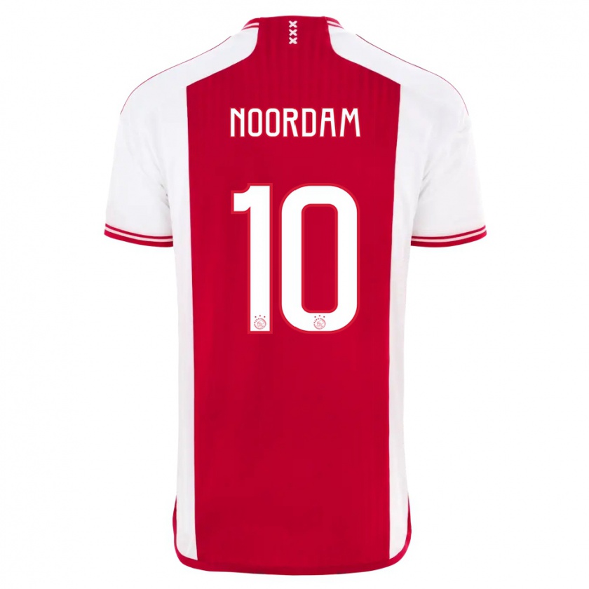 Kandiny Heren Nadine Noordam #10 Rood Wit Thuisshirt Thuistenue 2023/24 T-Shirt België