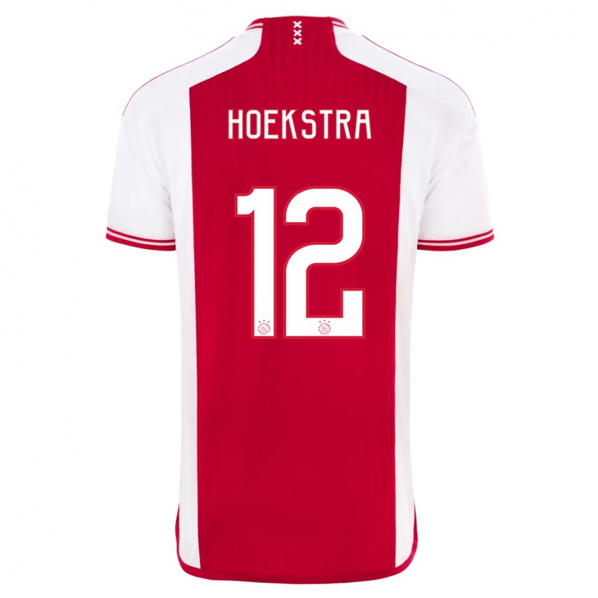 Kandiny Heren Isabelle Hoekstra #12 Rood Wit Thuisshirt Thuistenue 2023/24 T-Shirt België