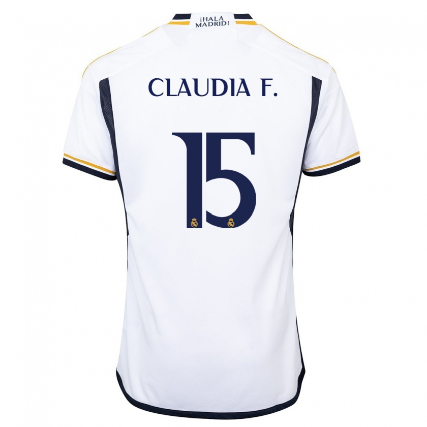 Kandiny Uomo Maglia Claudia Florentino #15 Bianco Kit Gara Home 2023/24 Maglietta