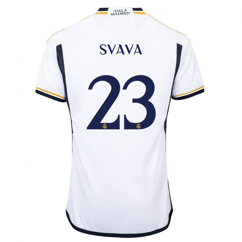 Kandiny Uomo Maglia Sofie Svava #23 Bianco Kit Gara Home 2023/24 Maglietta