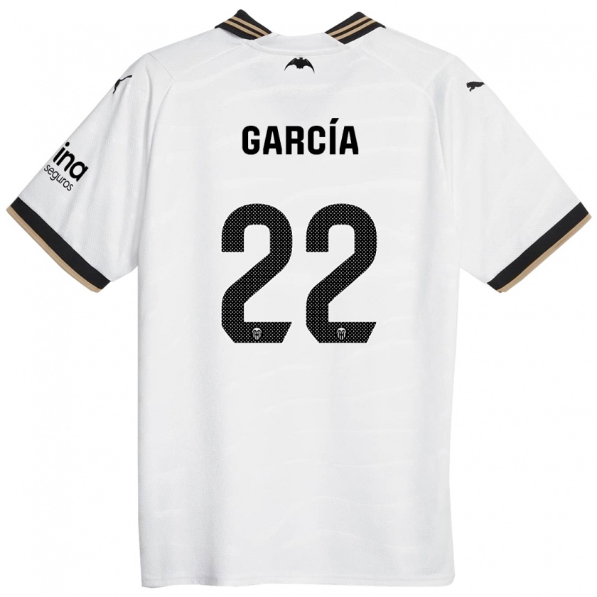 Kandiny Heren Azael García #22 Wit Thuisshirt Thuistenue 2023/24 T-Shirt België