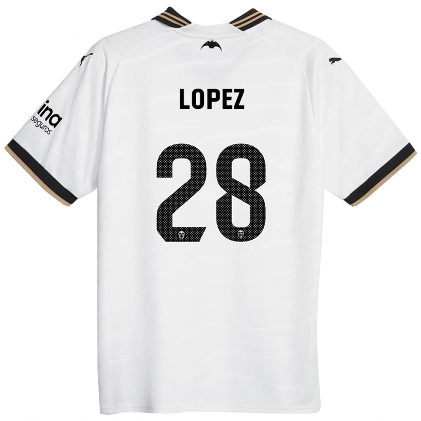 Kandiny Herren Saray Lopez #28 Weiß Heimtrikot Trikot 2023/24 T-Shirt Österreich