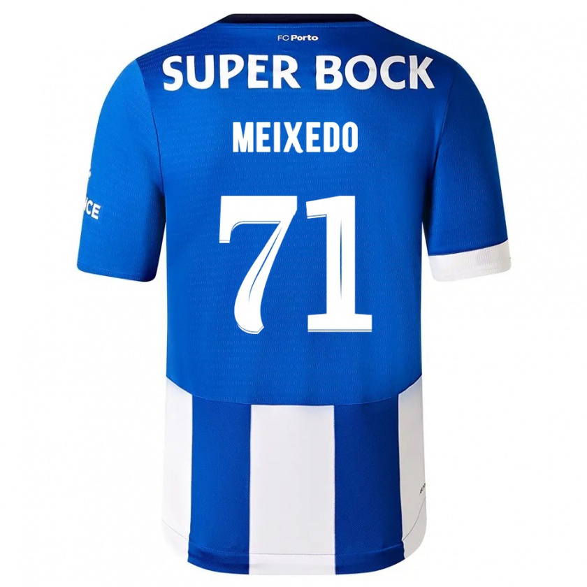 Kandiny Heren Francisco Meixedo #71 Blauw Wit Thuisshirt Thuistenue 2023/24 T-Shirt België