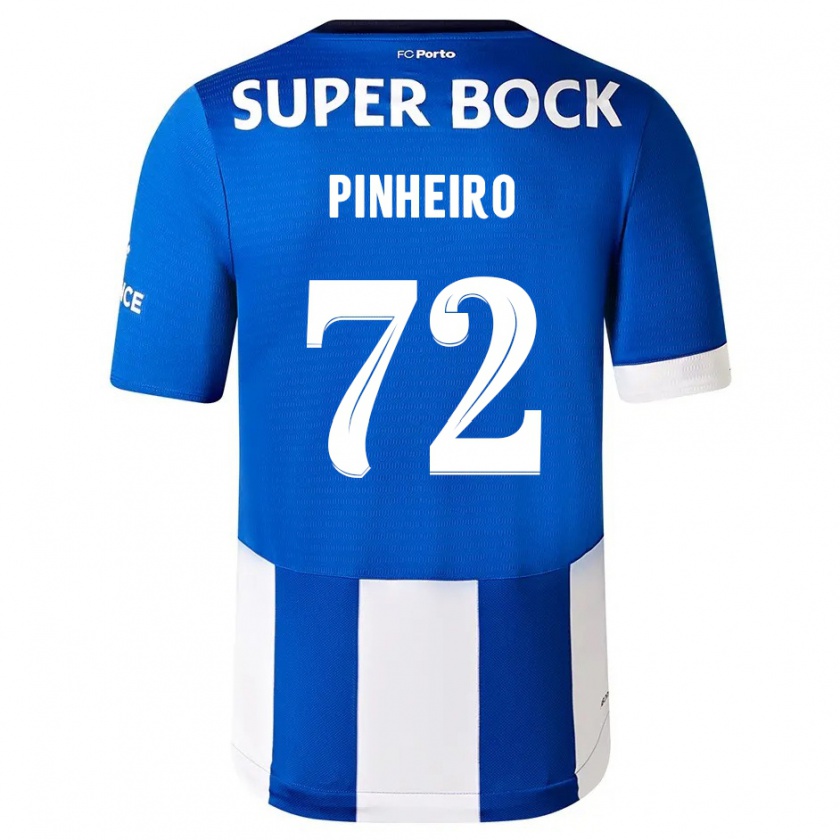 Kandiny Uomo Maglia Rodrigo Pinheiro #72 Blu Bianco Kit Gara Home 2023/24 Maglietta