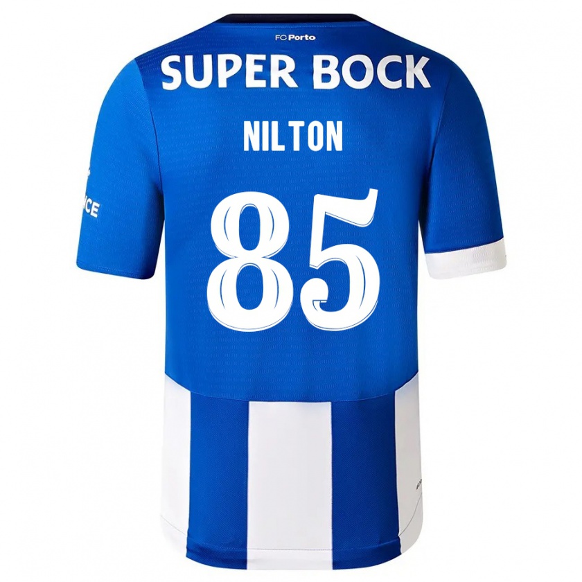 Kandiny Uomo Maglia Nilton #85 Blu Bianco Kit Gara Home 2023/24 Maglietta