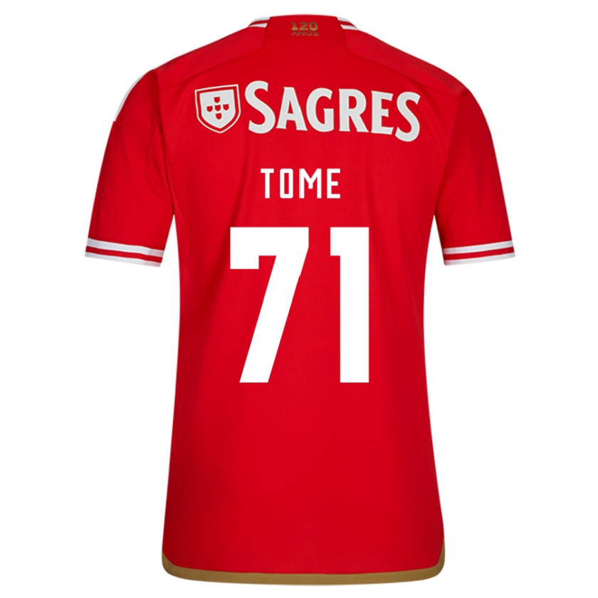 Kandiny Heren João Tomé #71 Rood Thuisshirt Thuistenue 2023/24 T-Shirt België