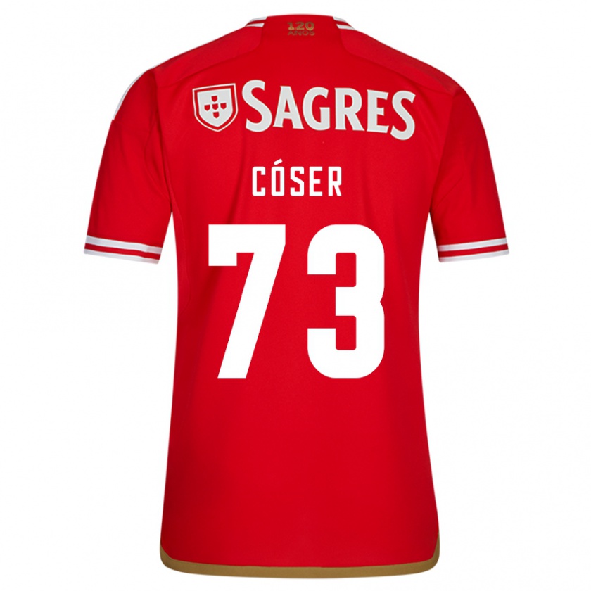 Kandiny Hombre Camiseta Tiago Cóser #73 Rojo 1ª Equipación 2023/24 La Camisa