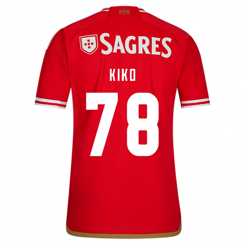 Kandiny Hombre Camiseta Kiko #78 Rojo 1ª Equipación 2023/24 La Camisa