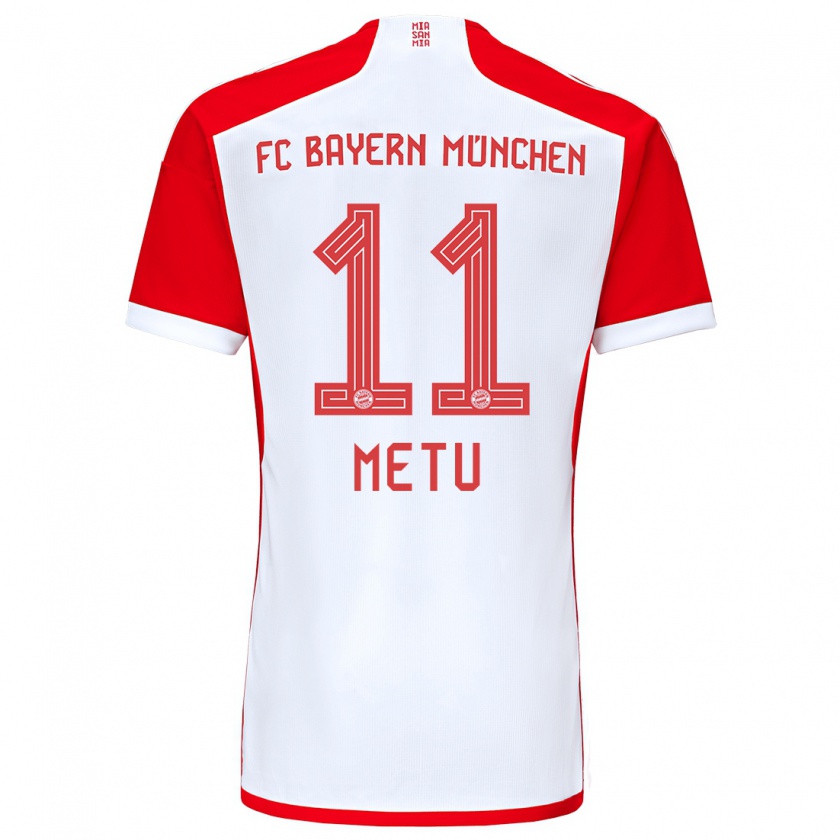 Kandiny Heren Emilian Metu #11 Rood Wit Thuisshirt Thuistenue 2023/24 T-Shirt België