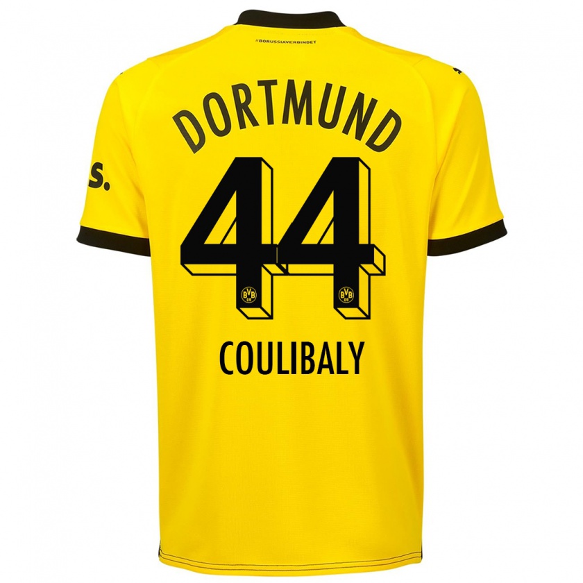 Kandiny Uomo Maglia Soumaila Coulibaly #44 Giallo Kit Gara Home 2023/24 Maglietta